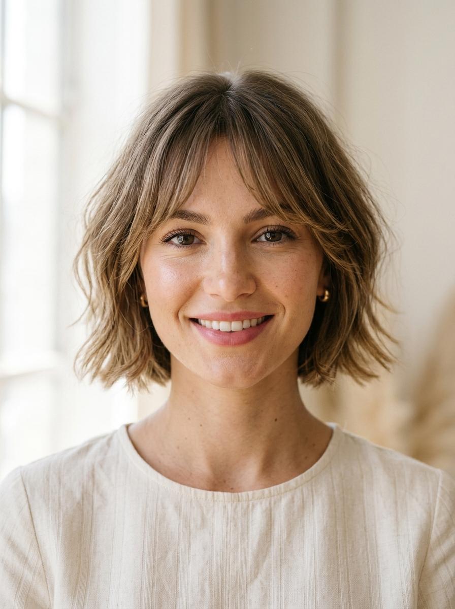 Micro Bob für einen modernen Look - moderner Kurzhaarschnitt für Frauen
